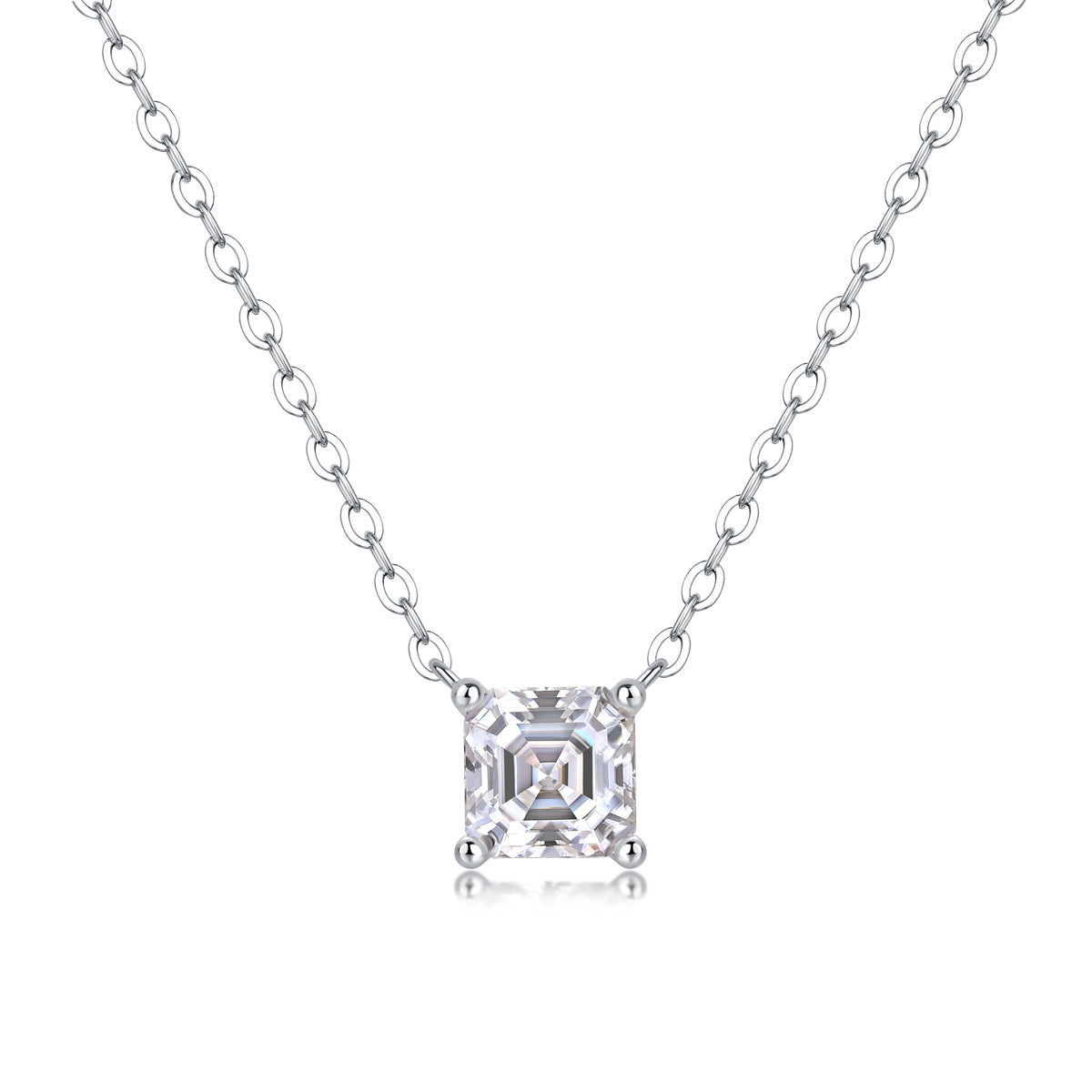 Moissanite Yis Style Horse Eye Pendant Necklace