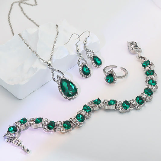 Luxury Zircon Jewelry Set