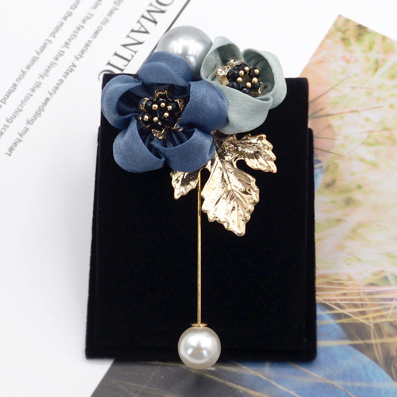 Pearl Flower Brooch for Women
