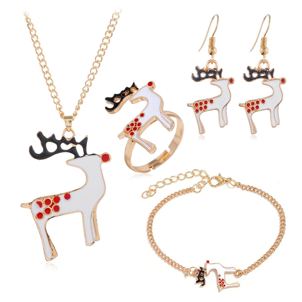 Christmas Dripping Multi-Piece Jewelry Set
