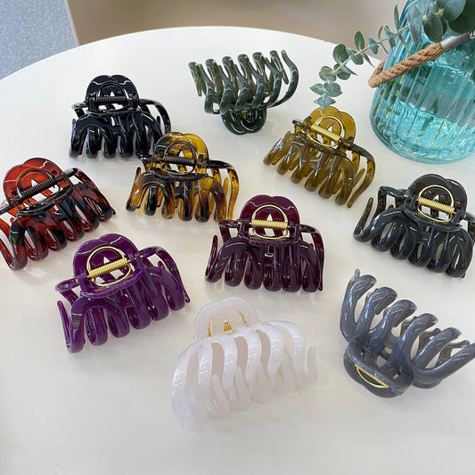 French Elegance Pumpkin Hair Claw