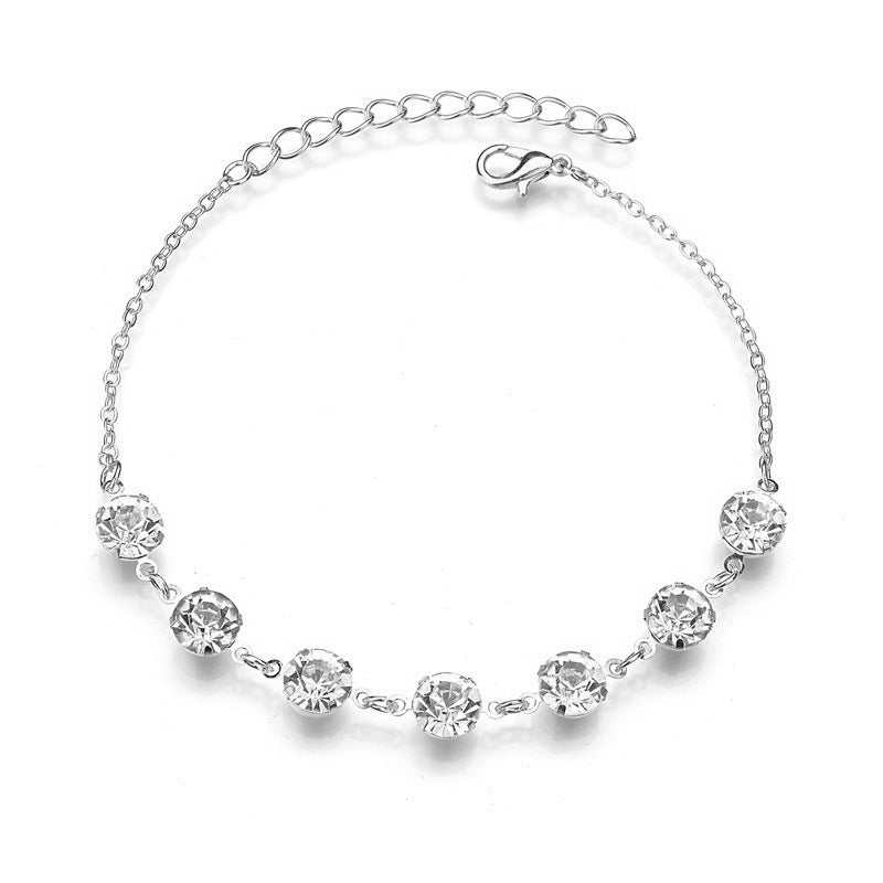 Double Layer Fishbone Anklet for Women
