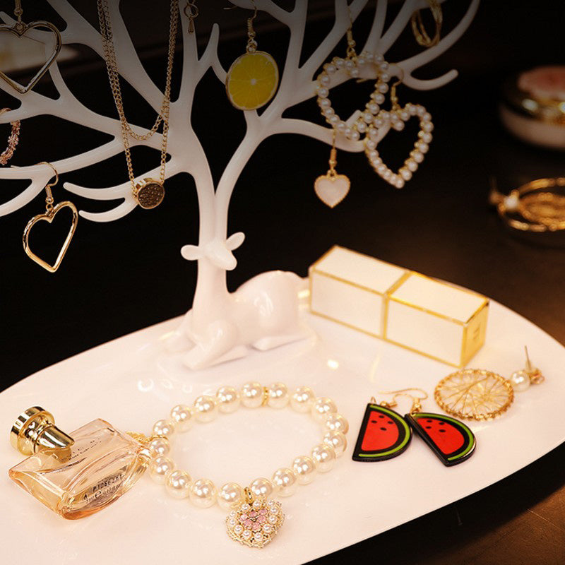 Jewelry Display Oranizer with Storage Drawer and Tray