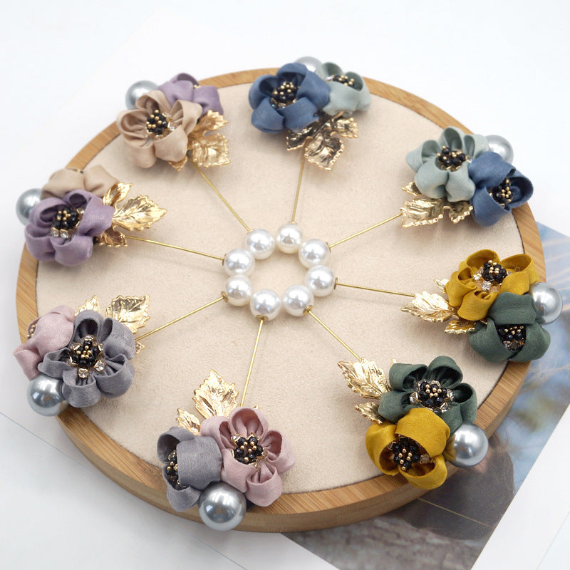 Pearl Flower Brooch for Women