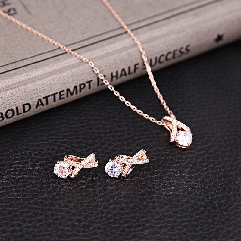 3-Piece Creative Diamond Jewelry Set