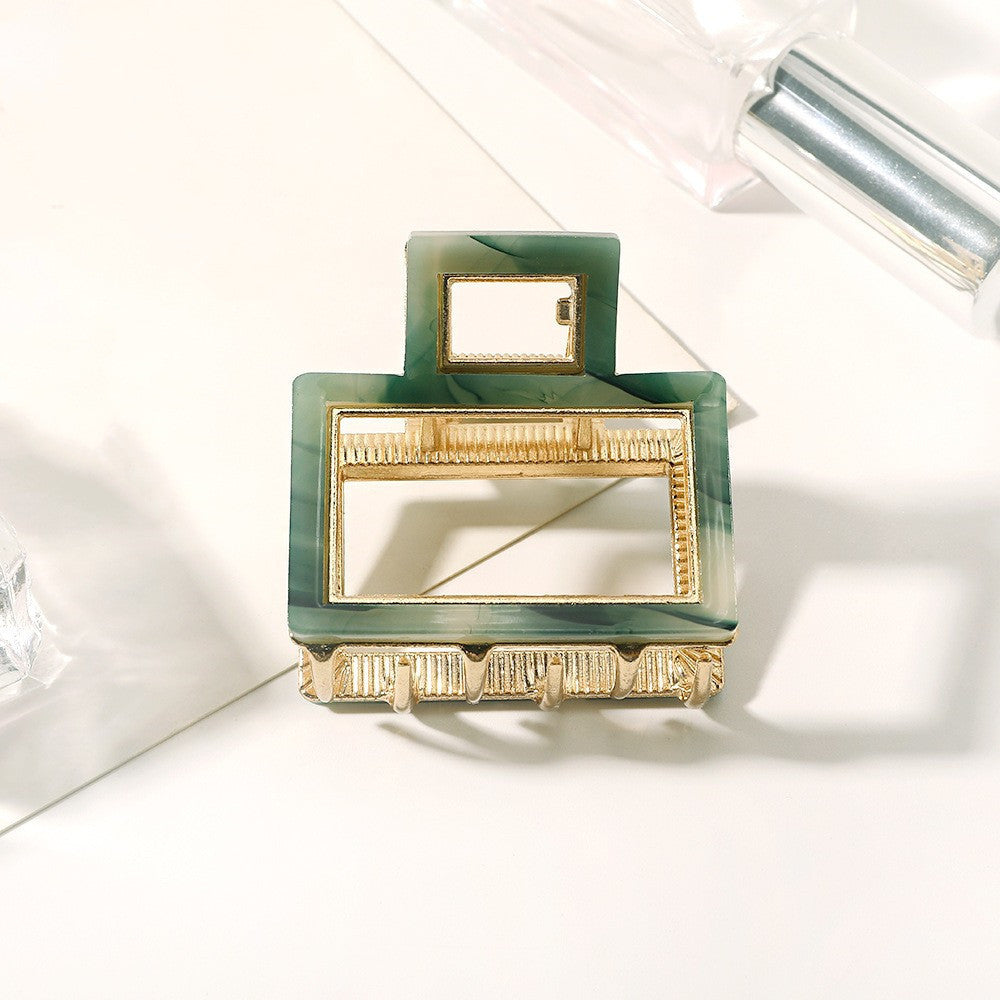 Geometric Hair Claw Hollow Shark Clip