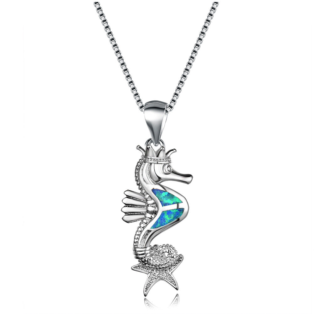 Seahorses Necklace for Women