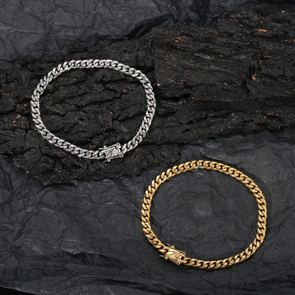 Stainless Steel Anklets (Silver & Gold)