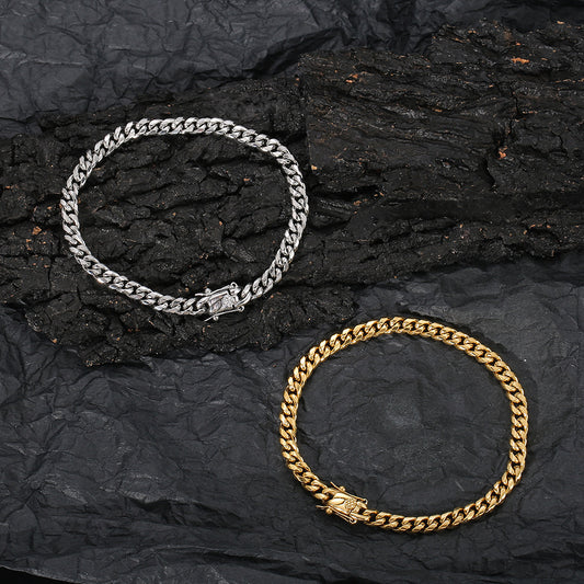 Stainless Steel Anklets (Silver & Gold)