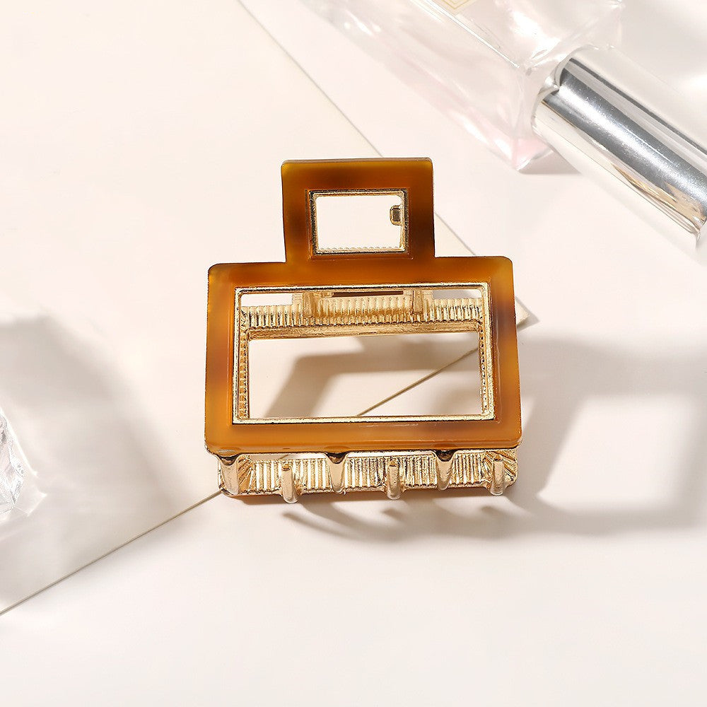 Geometric Hair Claw Hollow Shark Clip