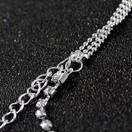 1PC Multilayer Charming Crystal Anklet