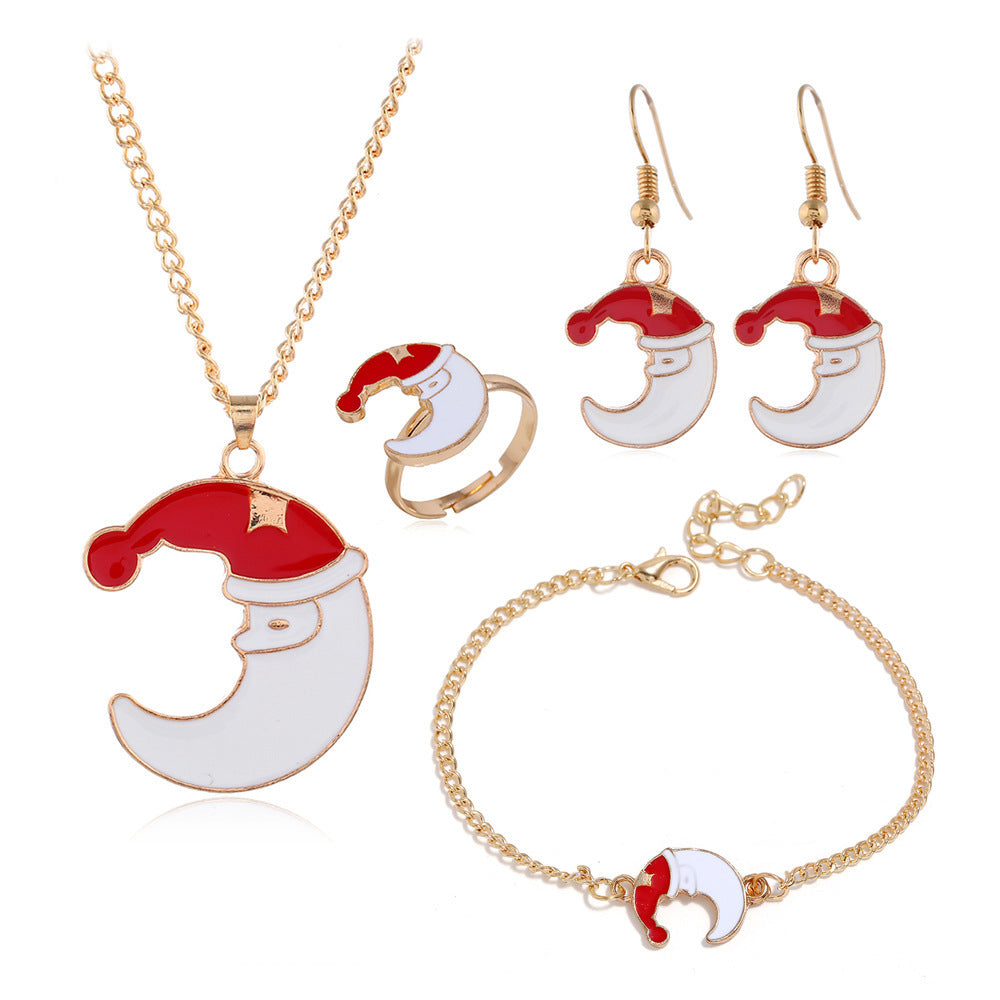 Christmas Dripping Multi-Piece Jewelry Set