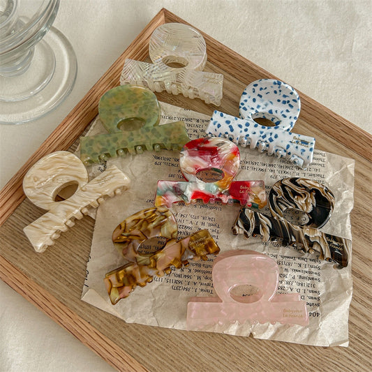 Acetic Acid Shark Grip Hair Claw