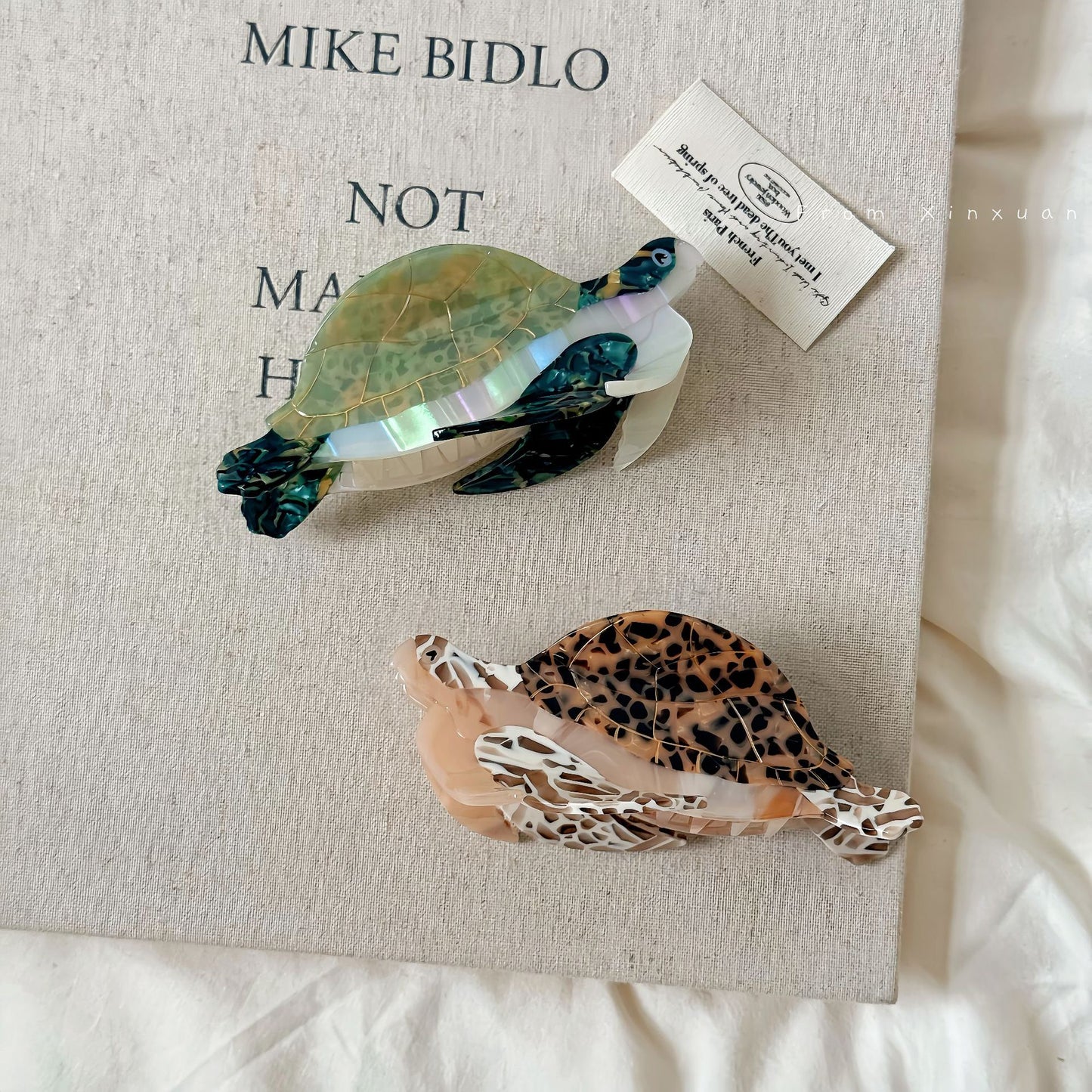 Acetic Acid Turtle Hair Accessories Ocean Series Acetic Acid Grip