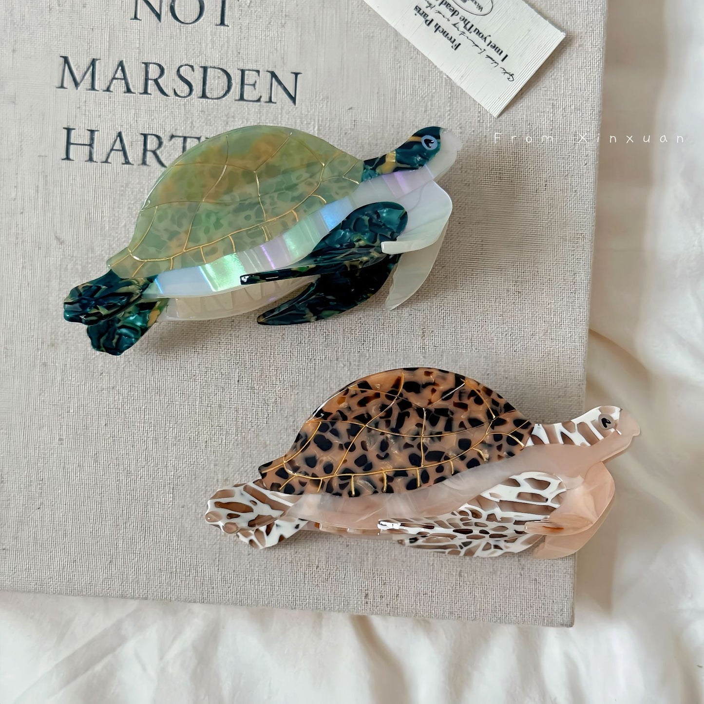 Acetic Acid Turtle Hair Accessories Ocean Series Acetic Acid Grip