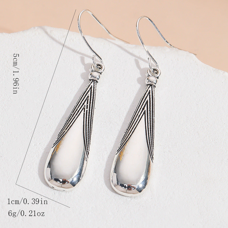 Retro Stylish Water Drop Creative Women's Earrings