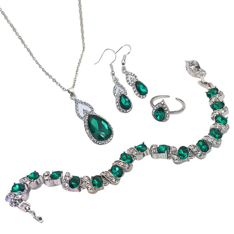 Luxury Zircon Jewelry Set