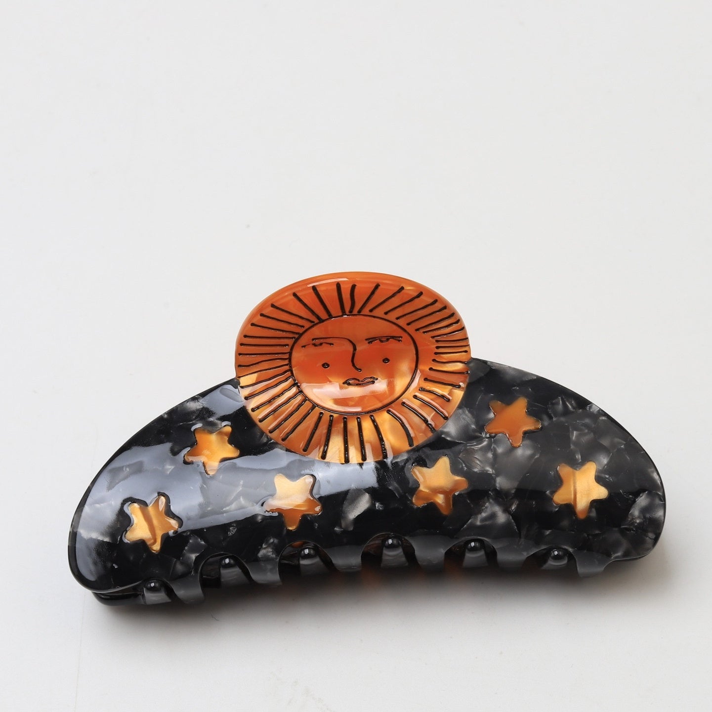 Snail Sunflower Angel Acetate Hair Clip