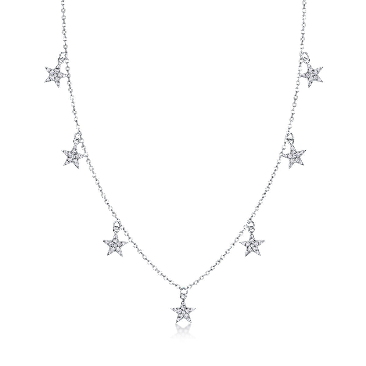 Moissanite Yis Style Horse Eye Pendant Necklace