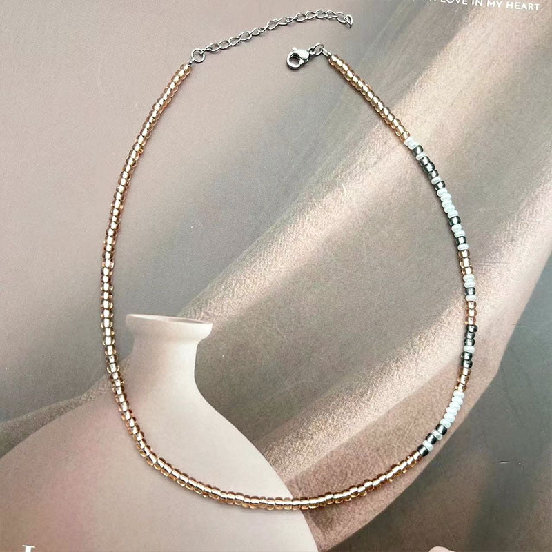 Crystal String Beads Double Layer Bracelet