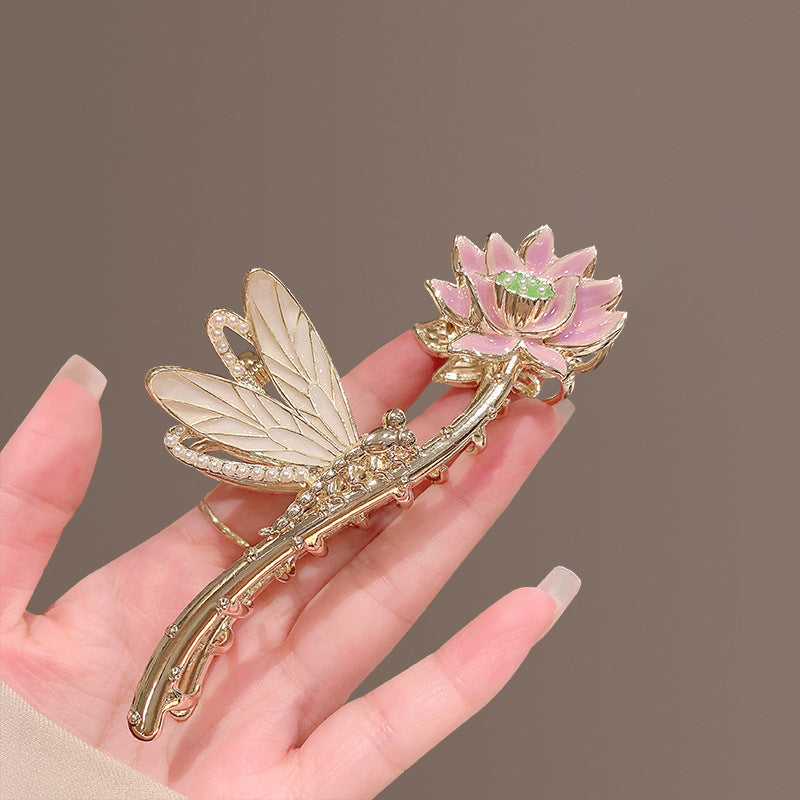 Women's Fashion Lotus Flower Hair Clips