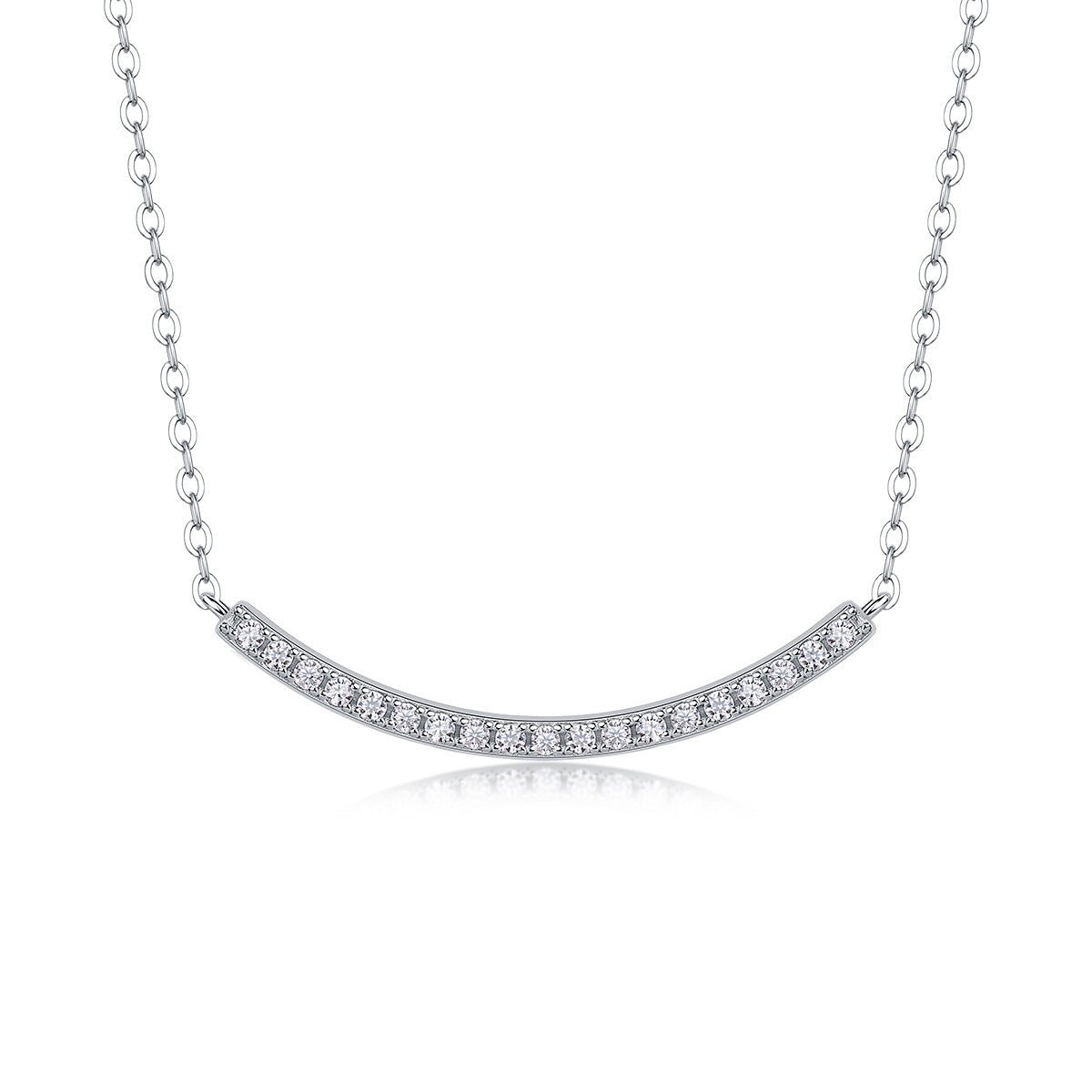 Moissanite Yis Style Horse Eye Pendant Necklace