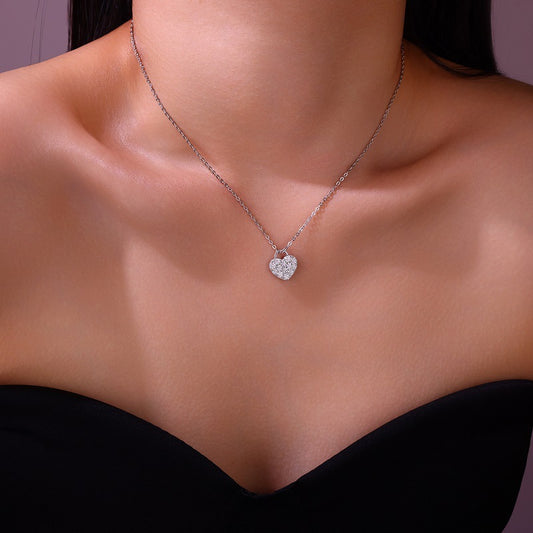 Moissanite Yis Style Pendant Necklace