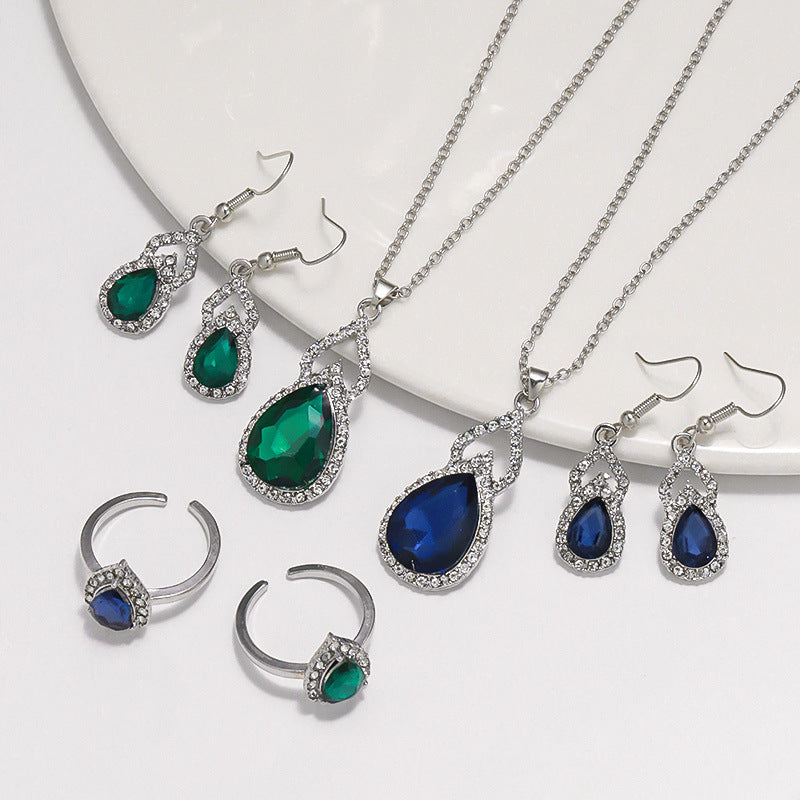 Luxury Zircon Jewelry Set