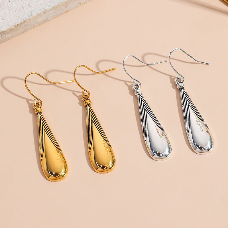 Retro Stylish Water Drop Creative Women's Earrings