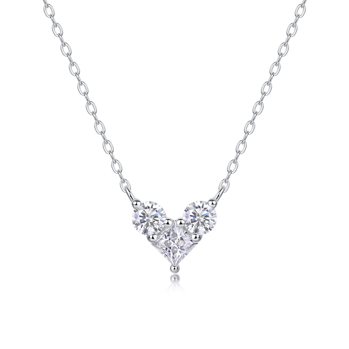 Moissanite Yis Style Pendant Necklace