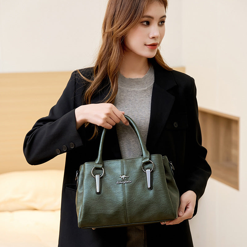 Women's Crossbody Soft Leather Bag (Large Capacity)