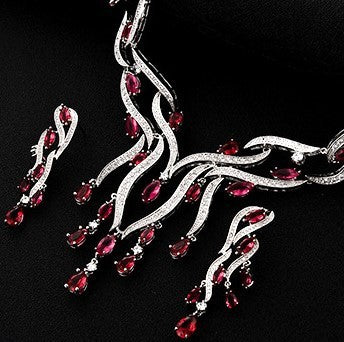 Crystal Jewelry Zircon Jewelry Set