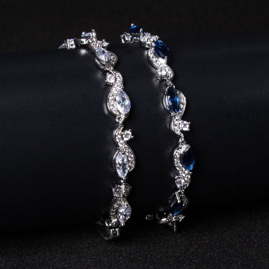 Zircon Line High-Grade Super Niche Bracelet