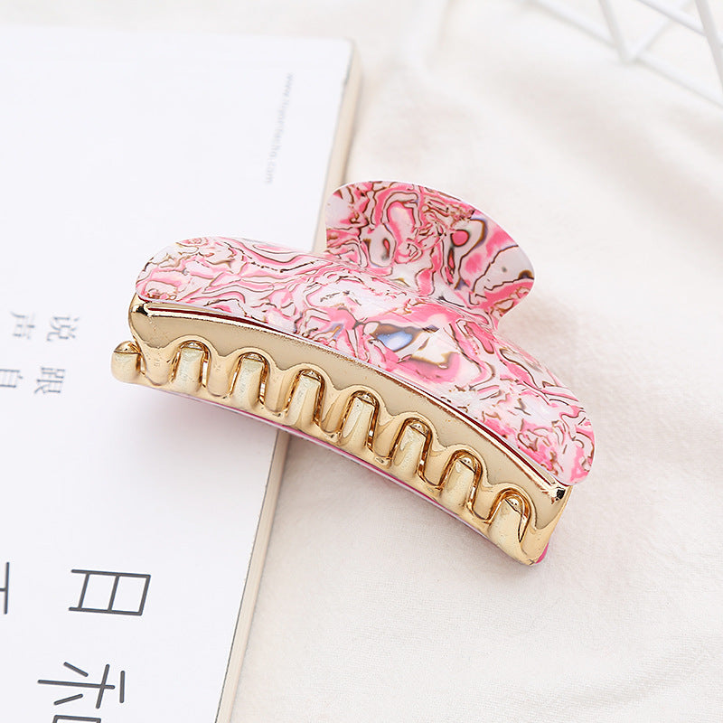 Women's Acrylic Hair Stripe Claw