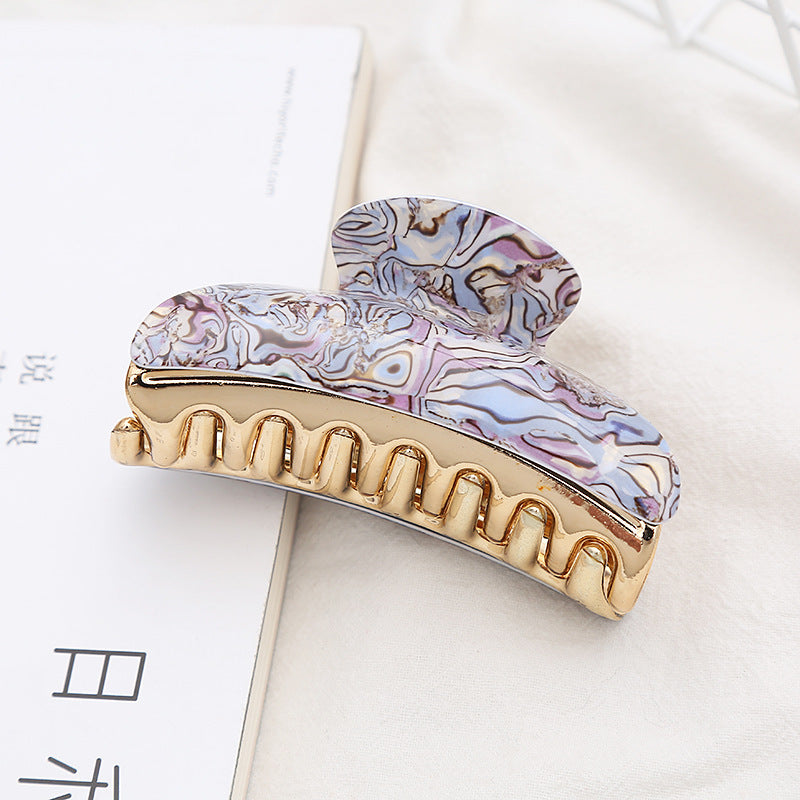 Women's Acrylic Hair Stripe Claw