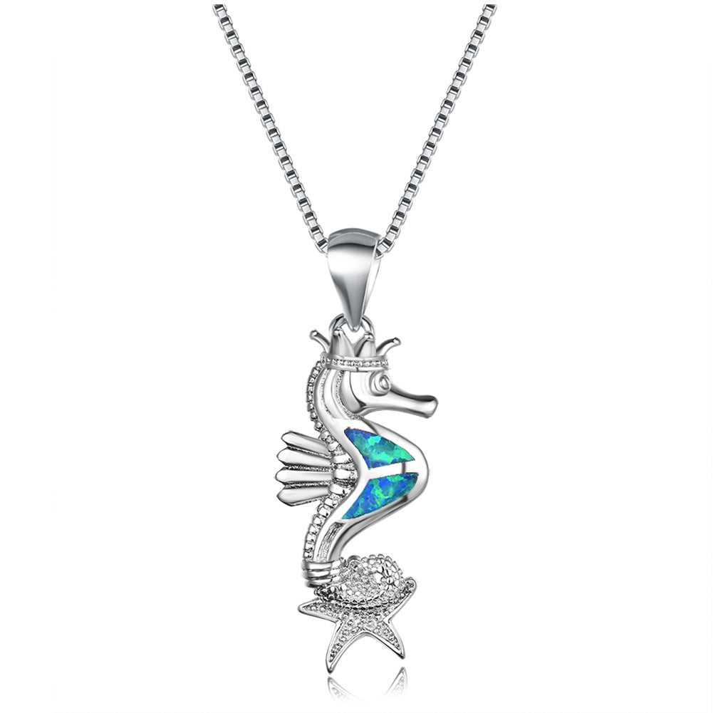 Seahorses Necklace for Women