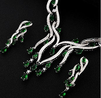 Crystal Jewelry Zircon Jewelry Set