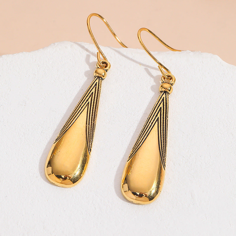 Retro Stylish Water Drop Creative Women's Earrings