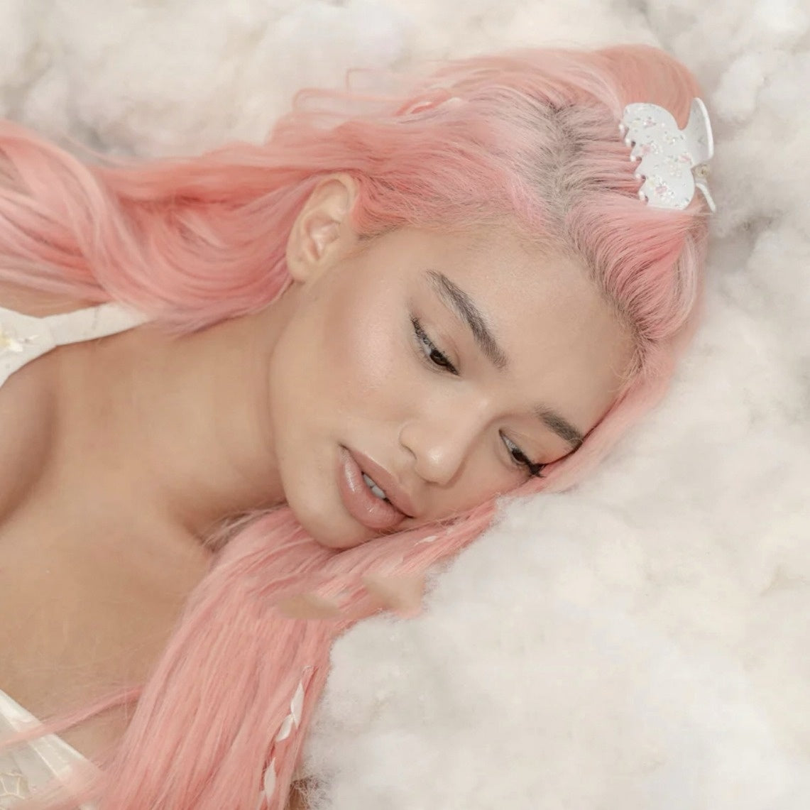 Shark Clip High-Grade Acetate Hair Claw (Retro Flower)