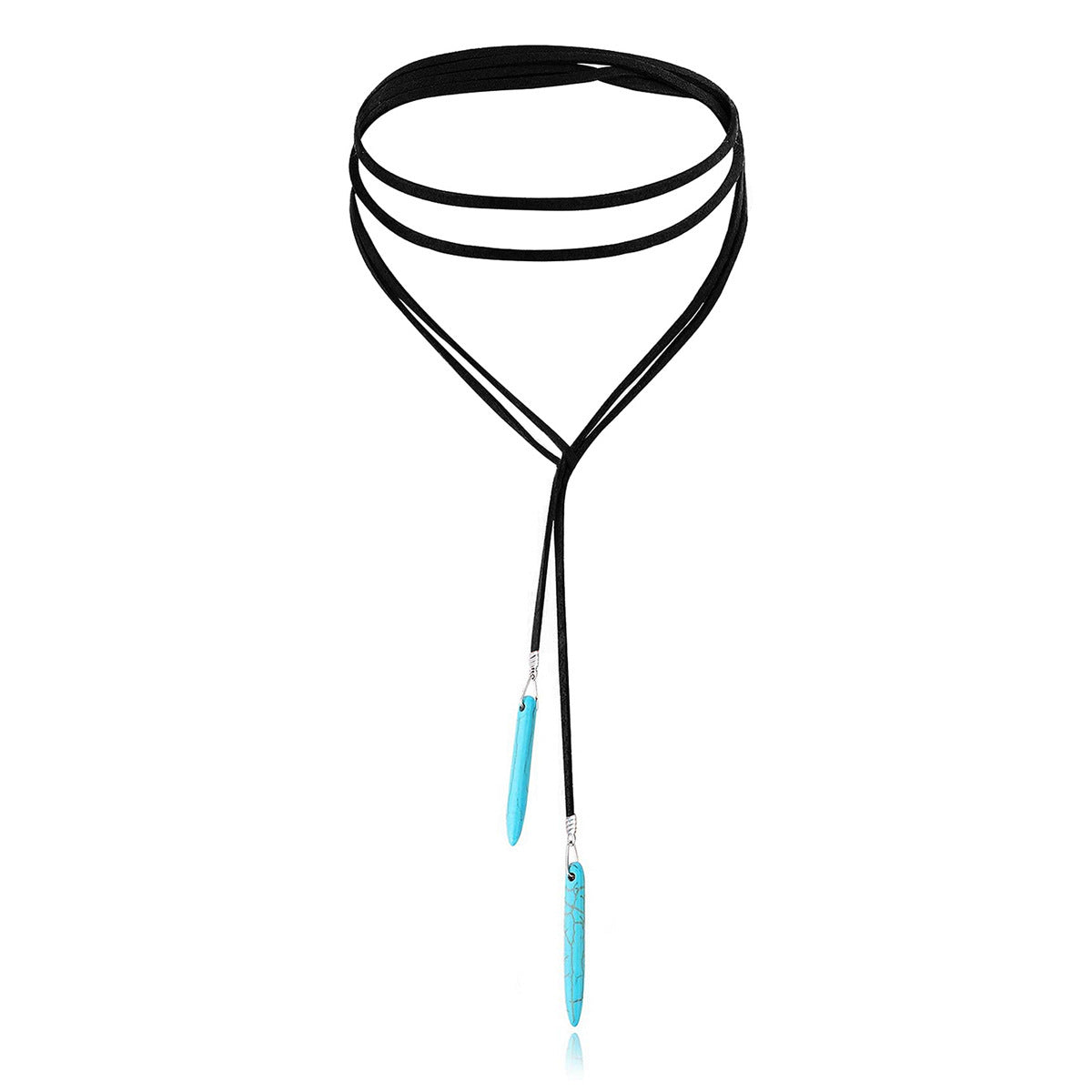 Bohemian Natural Stone Long Retro Necklace