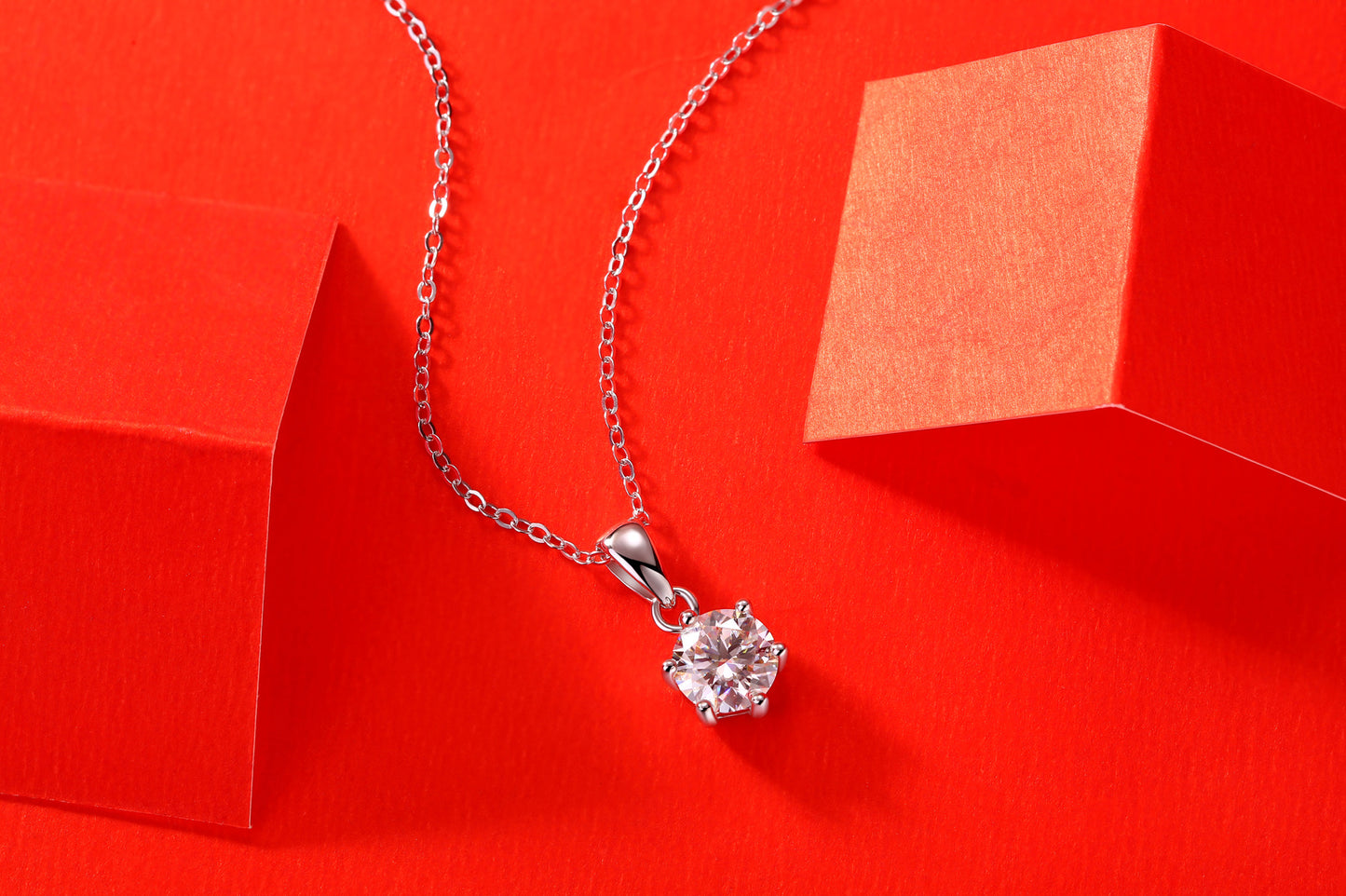 Breeze Dance - Affordable Diamond Jewelry Necklace Pendant Set